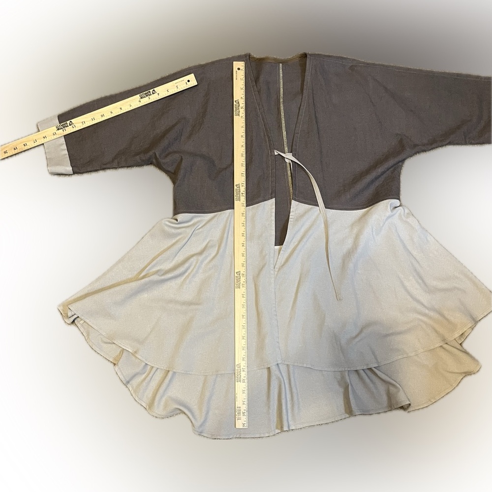Handmade Color-Block Kimono Jacket size OS - Picture 6 of 14